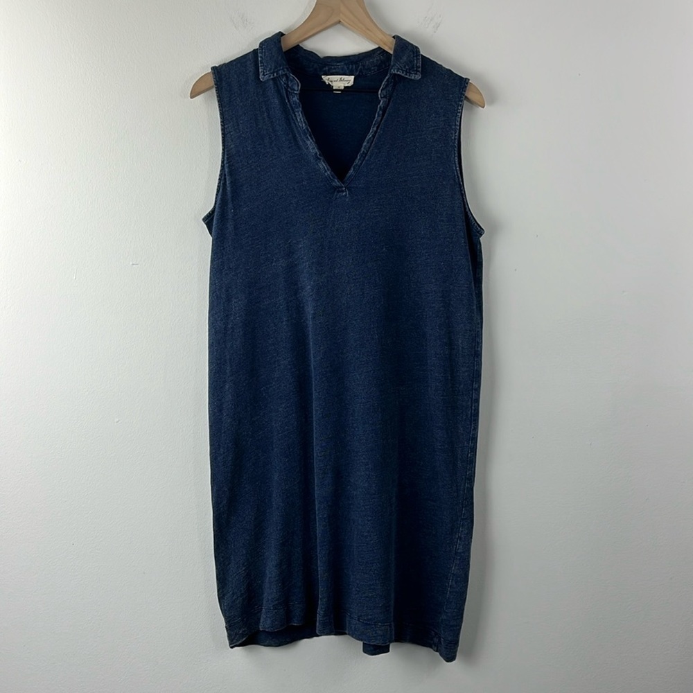 Jane & Delancey 100% Cotton Sleeveless Shirt Dress Womens Size Medium